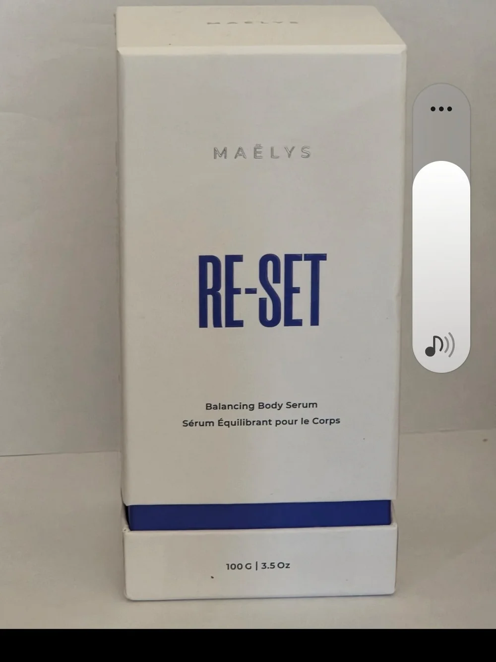 MAËLYS RE-SET Balancing Body Serum 3.5 oz 100g New Authentic